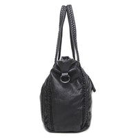 Women's Casual PU Leather Handbag Tote Satchel Shoulder Bag Purse Crossbody Bag
