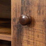 Gplesas Stylish Console Furniture 53 Inch TV Stands Sturdy Modern Entertainment Center Large Storage Home Bedroom