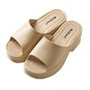 Ferndule Women's Wedge Platform Sandals Summer Slip On Beach Shoes