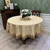 European Style Floral Round Tablecloth Elegant Table Cloth Cover Wedding Decor