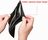 Intelligent Anti-Lost Wallet GPS Locator Purse Cowhide Leather Tracker Bluetooth