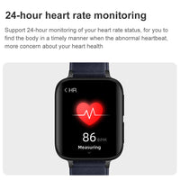 DT93 1.78" Smart Watch Heart Rate Blood Pressure Oxygen Monitor Fitness Tracker