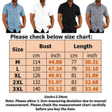 Men's Cotton Linen Casual Short Sleeve Shirt Loose Tops Blouse Tunic Button-Down