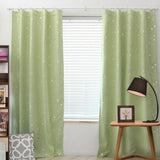 Star Blackout Window Curtains Room Thermal Insulated for Kids Boy Girls Bedroom