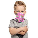Ice Silk Kids Balaclava Tube Scarf Headband Face Mask Neck Gaiter Wrap Bandana