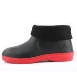 Womens Mens Waterproof Rain Boots Garden Work Slip On Ankle Booties Non Slip House Shoes