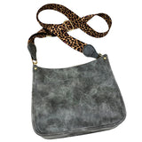 Women Leopard PU Leather Shoulder Bag Handbag Crossbody Purse Satchel Messenger