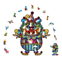 Wooden Animals Jigsaw Puzzles Owl Shape Puzzles Creative Jigsaw Pieces Colorful Building Block for Adults Kids Gift Family Party Game Toys, 100 Pieces