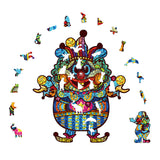 Wooden Animals Jigsaw Puzzles Owl Shape Puzzles Creative Jigsaw Pieces Colorful Building Block for Adults Kids Gift Family Party Game Toys, 100 Pieces