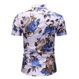 Men Hawaiian Short Sleeve Shirt Shorts Set Casual Beach Holiday Suit Loungewear