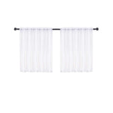 1PC Modern Solid Color Window Curtain Roman Blinds Rod Pocket Valance for Bedroom