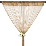 39"x78" String Door Curtain Beads Room Divider Crystal Tassel Fringe Beaded Window Panel