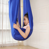 Kids Hammock Swing Sensory Yoga Therapy Seat Hanging Cuddle Pilates Aerial Chair
