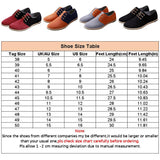 Men's Oxfords Lace Up Casual Boat Shoes Genuine Leather Shoes Breathable Loafers