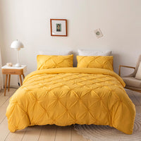 2/3Pcs Twist Flower Duvet Quilt Cover Set Queen King Size Bedding Set+Pillowcase