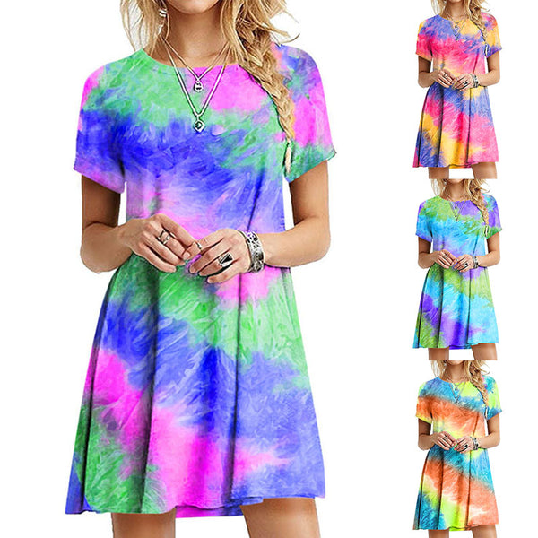 Women Short Sleeve Dress