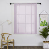 Tie Up Window Curtains, Sheer Window Drapes,Short Curtain Scarf,Cafe Kitchen Curtain Valance,Rod Pocket Curtain Panel