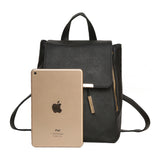 Women PU Leather Backpack Handbags Shoulder Travel School Bags Rucksack Satchel
