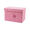 Foldable Cube Storage Bins with Lids and Handle, Large  Fabric Storage Basket Organizer Containers