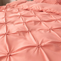 2/3Pcs Twist Flower Duvet Quilt Cover Set Queen King Size Bedding Set+Pillowcase