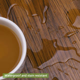 Wooden Wall Floor Planks Floor Tiles- Simple Peel and Stick Application for Kitchen Bathroom Living Room Flooring Materials