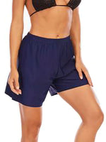 Women Boyshorts Swim Boxer Shorts Bikini Bottoms Boardshorts Swimsuit Swimwear
