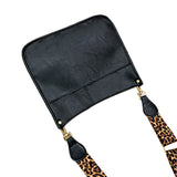 Women Leopard PU Leather Shoulder Bag Handbag Crossbody Purse Satchel Messenger