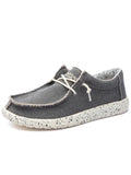 Men's Casual Canvas Shoes Slip on Sneakers Deck Shoes Comfort Loafer
