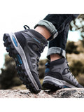 Men's High Top Hiking Shoes Womens Non-Slip Outdoor Climbing Trekking Boots Shoes Size 5-13