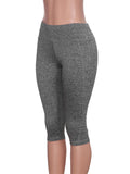 Women's Capri Yoga Pants High Waist Leggings Cropped Pocket Fitness Sports Gym