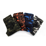 Mens Camo Cargo Shorts Trousers Hiking Fishiong Short Pants Trunks Pockets