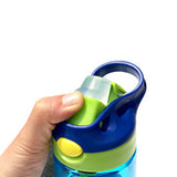 480ml Portable Children Kids Plastic BPA Free Water Bottle With Straw Drinking Cup Sports Bottles Leak Proof