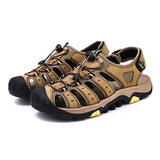 Men Outdoor Hiking Sandals Summer Camping Casual Beach Shoes Anti-Slip Round Toe