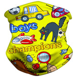 Ice Silk Kids Balaclava Tube Scarf Headband Face Mask Neck Gaiter Wrap Bandana