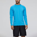 Mens Long Sleeve Shirt Scuba Diving Surfing Swimwear UV Protection Swimsuit Tops