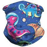 Ice Silk Kids Balaclava Tube Scarf Headband Face Mask Neck Gaiter Wrap Bandana