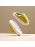 Mens Slippers Womens Warm Winter Warm Mules Shoes House Slippers Anti-Slip Indoor Outdoor Shoes