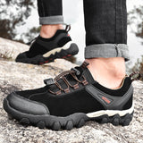 Men Casual Hiking Trainer Outdoor Trekking Sneaker Sports Non-slip Running Lace Up Shoes