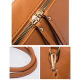 4Pcs Fashion Women Leather Tote Handbag Shoulder Bags Top Handle Satchel Business Bag Purse Pouch for Mom Girls Gift