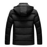 Men's Side Pockets Lightweight Plus Velvet Classic Jacket Zipper Buttons Coat