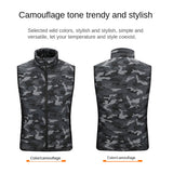 Electric USB Heated Vest Warm Body Heating Coat Jacket Men Women Winter Outwear