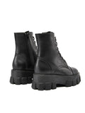 Womens Ladies Chunky Platform Shoes Retro Lace Up Combat Army Goth Punk Boots