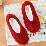 Women's Solid Color Flats Slippers Closed Toe Anti-slip Breathable Casual Shoes