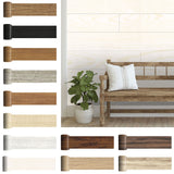 Wooden Wall Floor Planks Floor Tiles- Simple Peel and Stick Application for Kitchen Bathroom Living Room Flooring Materials