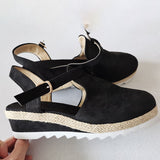 Women Solid Color Flat Sneakers Increase Height Round Toe Casual Breathable Shoe