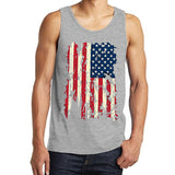 Men American Flag Sleeveless Vest Tank Top Undershirt Sports Gym Fitness T-Shirt