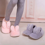 Unisex Women Men Cartoon Slippers Anti Slip Warm Home Plush Slippers