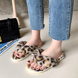 Ladies Womens Plush Flip Flop Slippers Winter Warm Comfort House Bedroom Shoes
