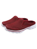 Womens Mens Slip-on Mules Slippers Comfortable Casual Flat Shoes Non-Slip