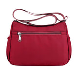 Women Crossbody Bags Waterproof Ladies Multi-Pockets Shoulder Bag Nylon Tote Bag